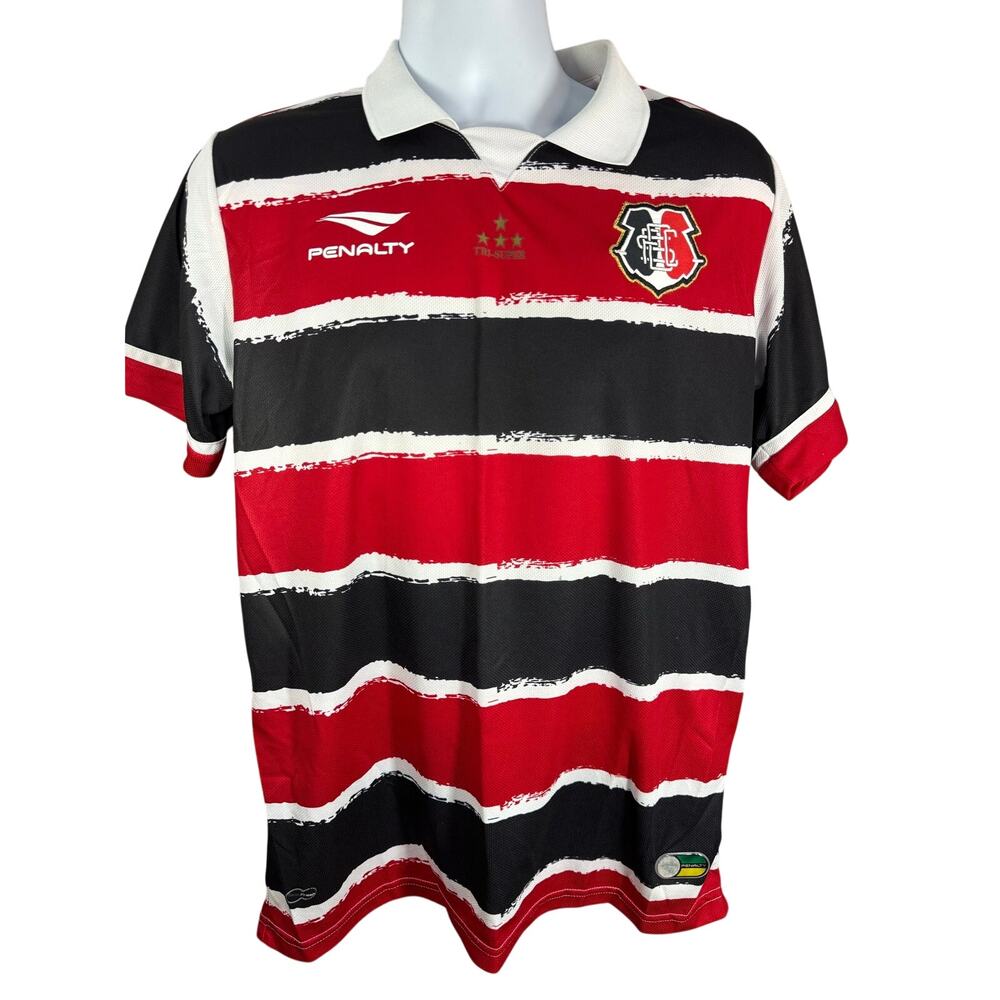 Penalty Santa Cruz 2016 Home Kit Red Black Soccer Jersey Large